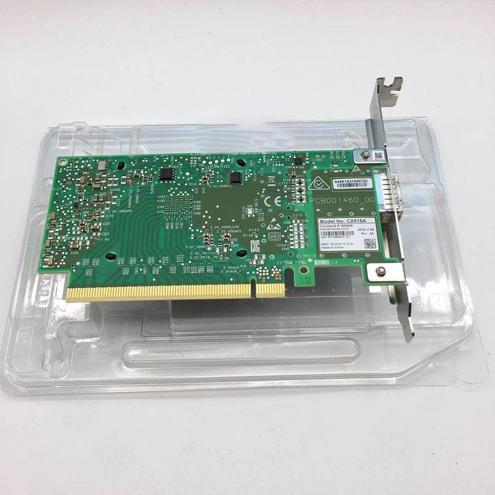 100Gbe Qsfp28 Network Card - การ์ดเครือข่าย 100Gb/s MCX515A-CCAT ConnectX-5 100GbE QSFP28