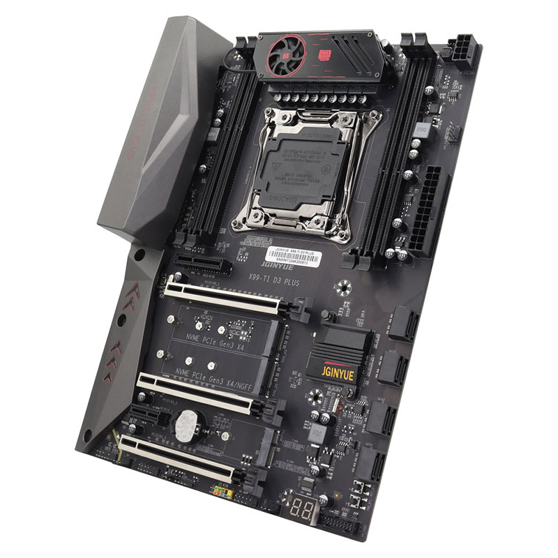 JGINYUE X99-TI D3 PLUS เมนบอร์ - E5 2696 V3 บทวิจารณ์และราคา