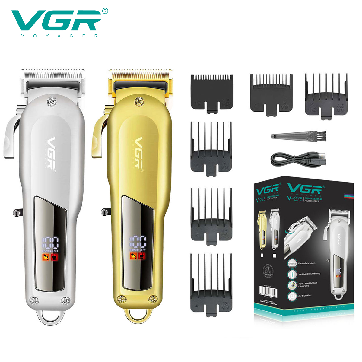VGR Hair ClipperผมTrimmerสําหร - Gold 6248R บทวิจารณ์และราคา